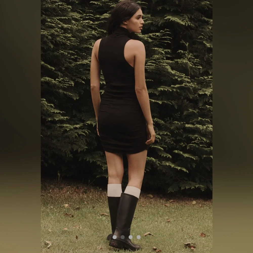 Sundays Odessa Black Mini Dress Size M Anthropologie